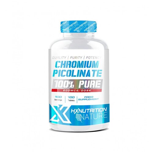 фото Жиросжигатель хромиум пиколинат hx nutrition nature chromium picolinat - 100 таблеток