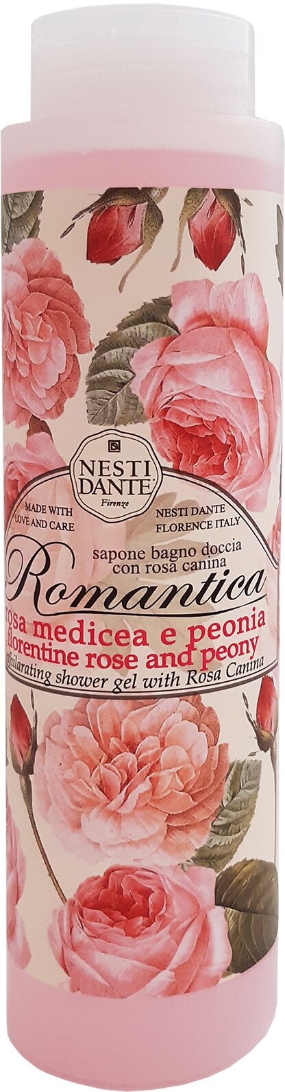 Гель для душа Nesti Dante Флорентийская роза и пион, 300мл