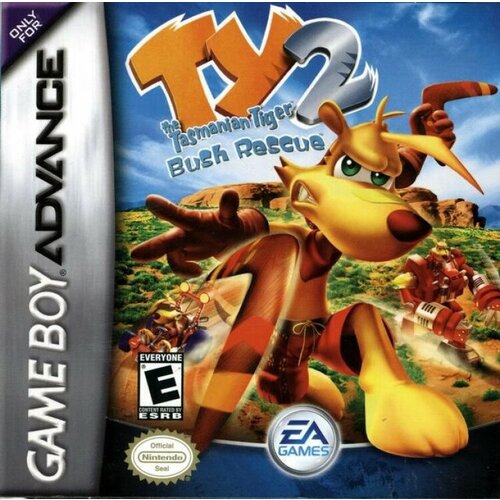 Тай Тасманийский тигр 2 - Спасение Буша (Ty the Tasmanian Tiger 2 - Bush Rescue) (GBA) английский язык 2в1 ty the tasmanian tiger 2 bush rescue ty the tasmanian 3 night of the quinkan gba рус вер 128м