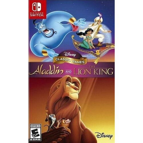 Disney Classic Games: Aladdin & The Lion King [Nintendo Switch, английская версия] король лев книга джунглей раскраска 2 в 1 1302