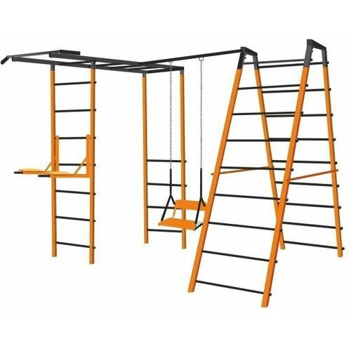 Физкультурно-оздоровительный комплекс открытого типа с рукоходом и Л-конструкцией