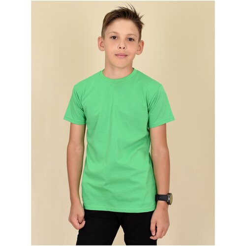 Футболка LIDЭКО, размер 56/110, зеленый футболка lidэко размер 56 110 белый