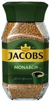 Кофе растворимый Jacobs Monarch, стеклянная банка 95 г