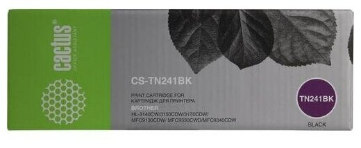 Картридж Cactus CS-TN241BK Black для Brother HL-3170CDW