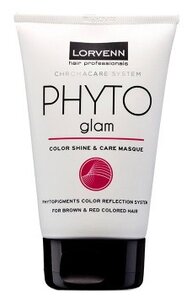Фото LORVENN Phyto Glam Color Protection & Shine Masque Маска для волос окрашенных в коричневый и красный цвет