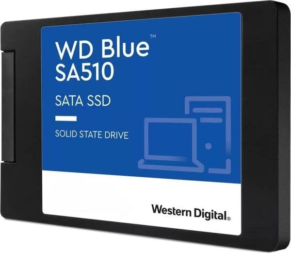 Твердотельный накопитель SSD 2.5 500 Gb Western Digital Blue SA510 Read 560Mb/s Write 510Mb/s 3D NAND TLC WDS500G3B0A