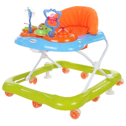 фото Ходунки Baby Care Mario оранжевый/зеленый/голубой