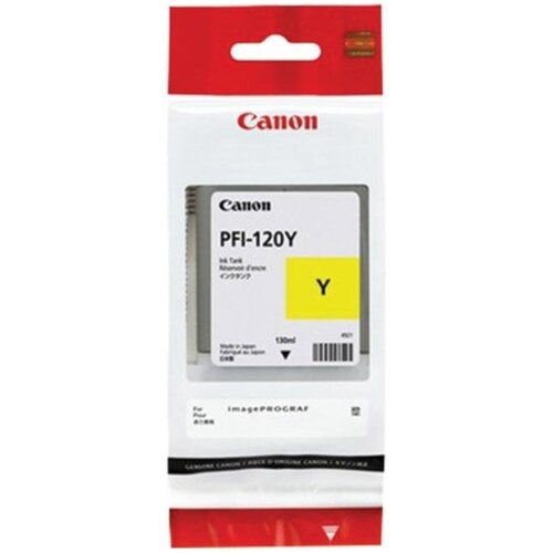 Картридж CANON PFI-120Y желтый для для imagePROGRAF TM-200/205/300/305 2888C001