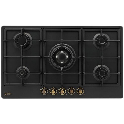 Газовая варочная поверхность Krona NOVANTA 90 AN антрацит 2349000₽