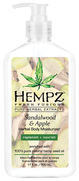 Молочко hempz sandalwood & apple herbal body moisturizer