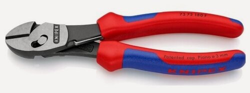 Изображение товара Бокорезы Knipex 7372180F TwinForce® черненые, черного цвета 180 mm