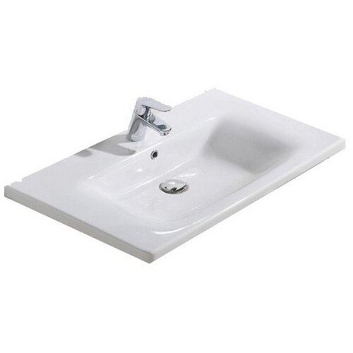 Раковина полувстраиваемая BelBagno Soft 80 13080-KL Белая раковина 45 см belbagno bb1383