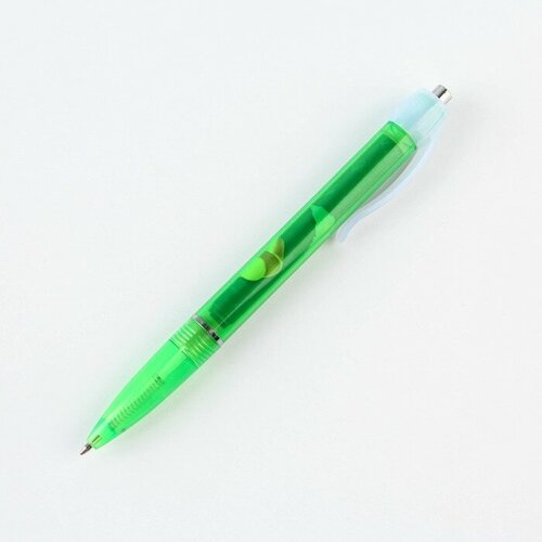 Ручка-флажок с пожеланиями шариковая «Вперёд к знаниям! », пластик , синяя паста.