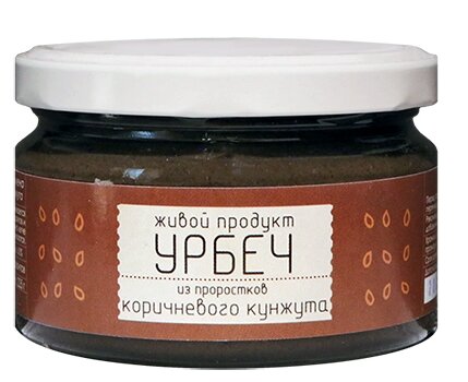 Урбеч из проростков коричневого кунжута Живой продукт 225 г