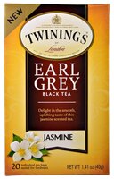 Чай черный Twinings Earl grey Jasmine в пакетиках, 20 шт.