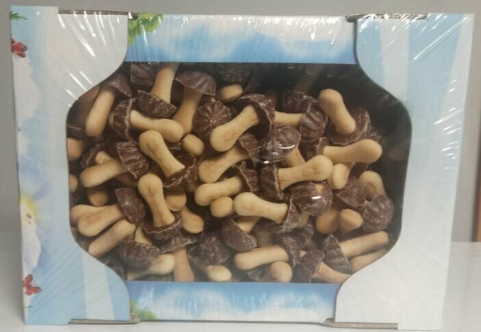 Няшки печенье грибочки в шоколадной глазури, 400 гр - фотография № 3