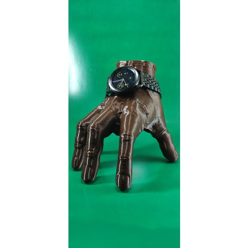 фото Подставка пластик, 15х16х15 см, коричневый detal-3d-plast
