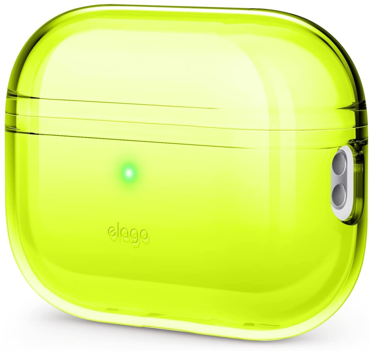 Elago для AirPods Pro 2 чехол Clear case Neon Yellow