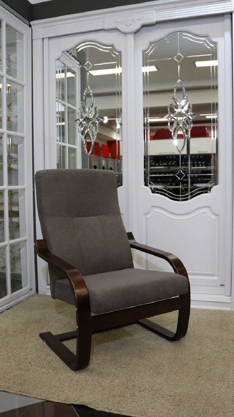 Кресло качалка для отдыха дома мягкое - фотография № 12
