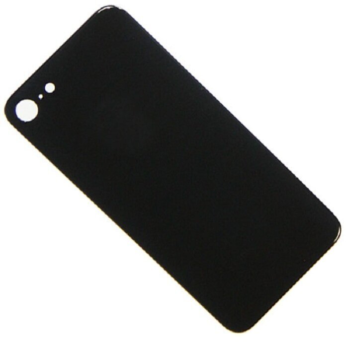 Задняя крышка для iPhone 8 (стекло) <черный> (OEM)