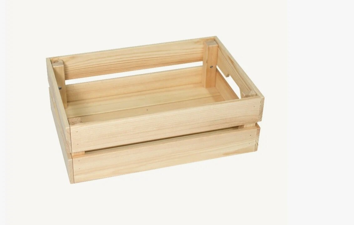 Ящик (контейнер) для хранения Кнагглиг Knagglig д/ш/в 46х31х16 см, сосна