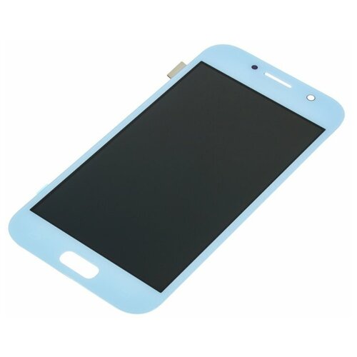 Дисплей для Samsung A520 Galaxy A5 (2017) (в сборе с тачскрином) голубой, AAA