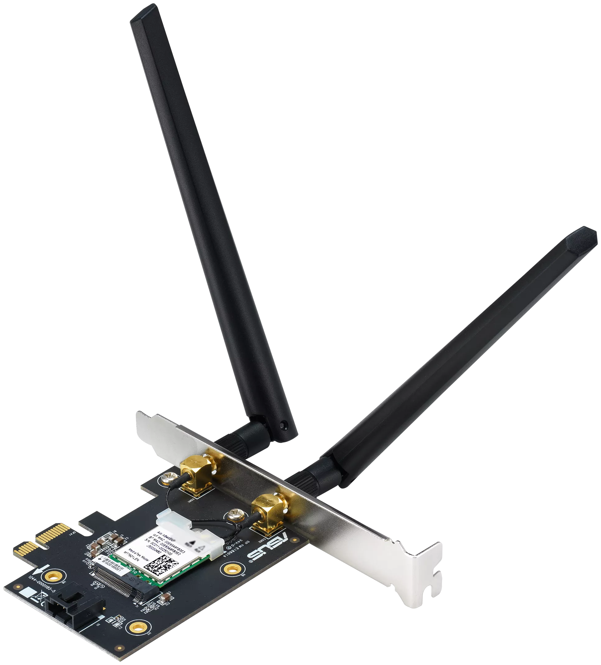 Оборудование беспроводных сетей ASUS PCE-AXE5400//WIFI 802.11ax, 2402 + 574Mbpsб PCI-E Adapter, 2 антенны; 90IG07I0-ME0B10 (PCE-AXE5400) - фото №3