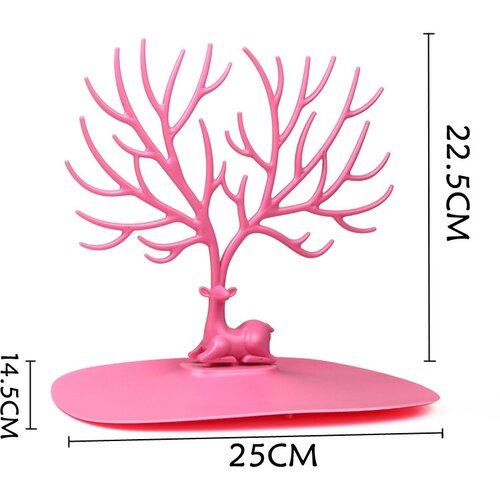 Органайзер для украшений 25х22х25 см, розовый органайзер для украшений 17х3х19 см розовый