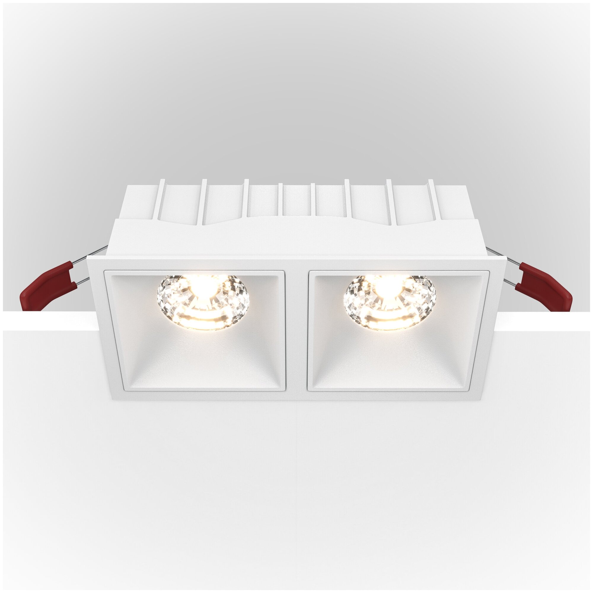Встраиваемый светильник Maytoni ALFA LED DL043-02-15W4K-D-SQ-W - фото №2