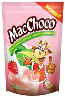 MacChoco Какао-напиток растворимый с ароматом клубники, пакет, 235 г