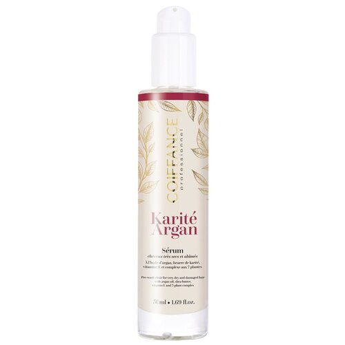 COIFFANCE Professionel Эликсир для сухих и поврежденных волос, KARITE ARGAN - SERUM CHEVEUX ABIMES, TRES SECS, 50 мл.