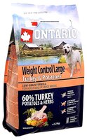 Корм для собак Ontario (2.25 кг) Weight Control Large Turkey & Potatoes