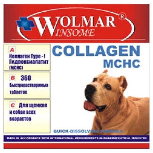 Добавка в корм Wolmar Winsome Collagen MCHC , 180 таб. х 1 уп.