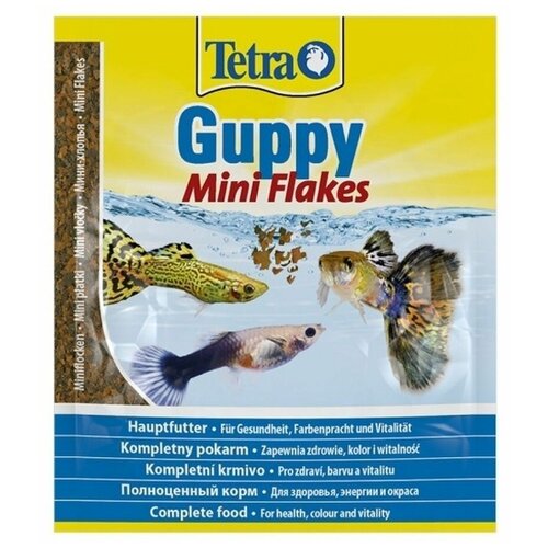 Корм для гуппи Tetra GUPPY MINI FLAKES /хлопья/ 12 г.