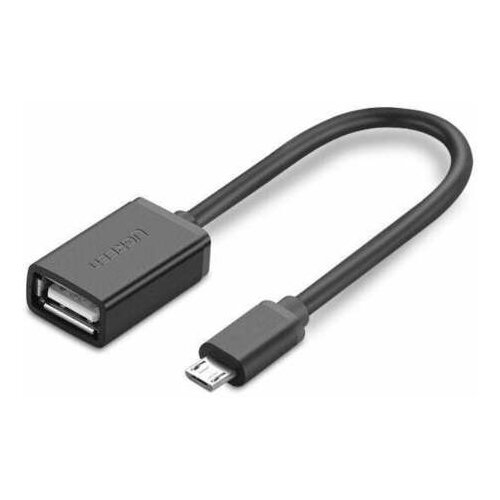 Переходник/адаптер UGreen US133 (10396) Micro-USB - USB 3.0, 0.12 м, черный