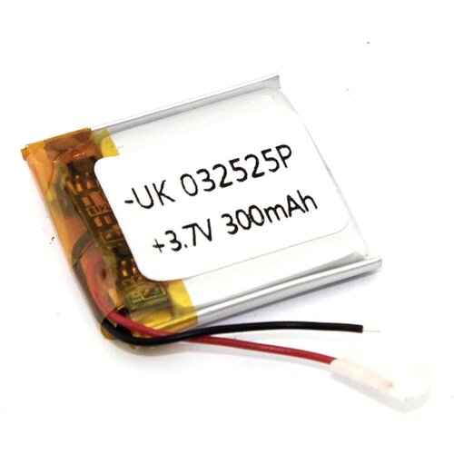 аккумулятор li pol батарея 3 5x35x40mm 2pin 3 7v 300mah Аккумулятор Li-Pol (батарея) 3*25*25мм 2pin 3.7V/300mAh