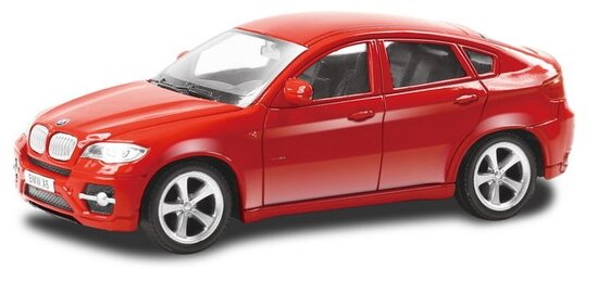 1:43 Машина металлическая RMZ City BMW X6, цвет красный Uni-Fortune Toys 444002-RD