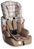 Автокресло группа 2/3 (15-36 кг) Lorelli Kiddy black/red stars