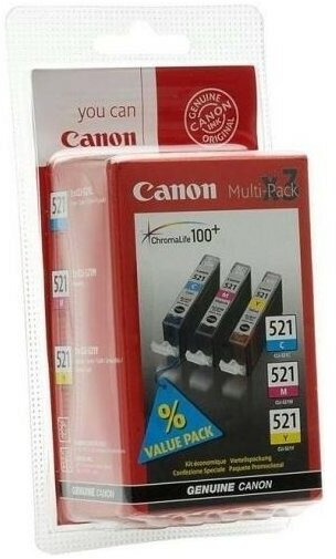 Набор картриджей Canon CLI-521 2934B010
