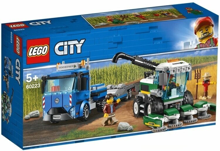 Конструктор LEGO City 60223 Транспортировщик для комбайнов