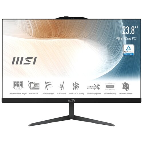 Моноблок MSI Modern AM242 11M-1088XRU 2381920x1080 матовый IPSIntel Core i3 1115G43Ghz8192Mb256PCISSDGbnoDVDIntSharedCamBTWiFiwar 1y465kgblacknoOS 7811900₽