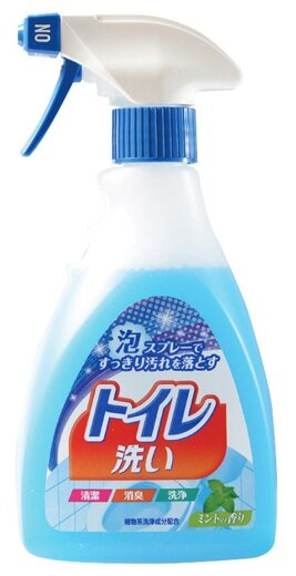 Средство NIHON чистящее для туалета аромат мяты спрей-пена 400 мл бутылка с дозатором 20