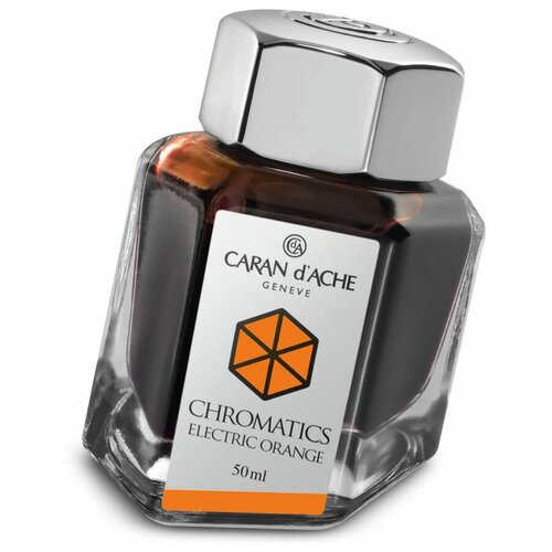 Флакон с чернилами Carandache Chromatics (8011.052) Electric orange чернила 50мл