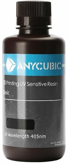 Фотополимер Anycubic Colored UV Resin Чёрный 0.5 л