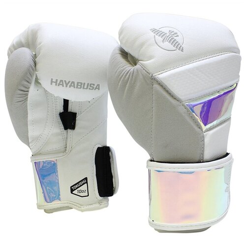 Боксерские перчатки Hayabusa T3 White/Iridescent, 14 унций