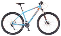 Горный (MTB) велосипед KTM Ultra 29 LTD (2018) marseille blue/orange/black 17