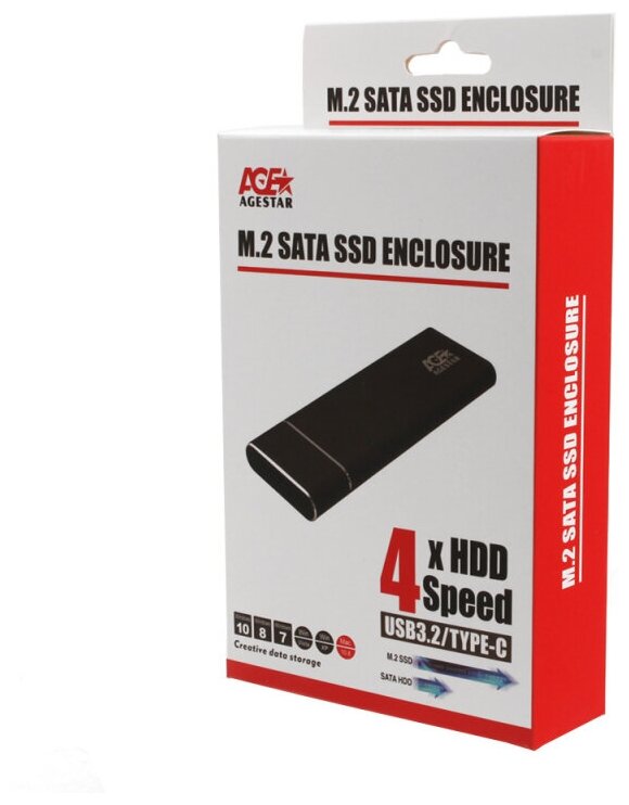 Корпус для SSD AGESTAR 3UBNF5C