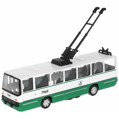 Игрушечная металлическая модель автомобиля 'Городской троллейбус' 17 см