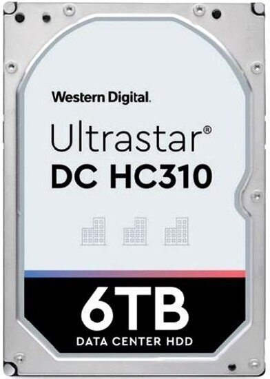 Жесткий диск Western Digital WD Ultrastar DC HC310 0B36047_HUS726T6TAL5204 3,5" 6.0 Tb SAS 12 Gb/s 256Mb 7200rpm