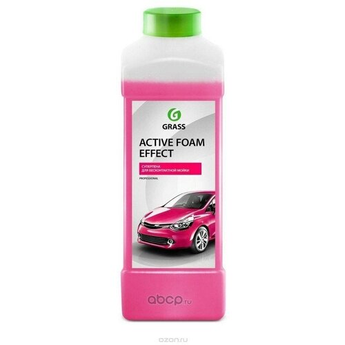 Автошампунь active foam effect, для бесконтактной мойки 1л grass 113110